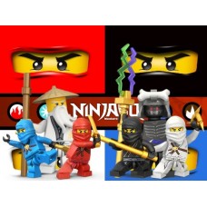 A4LegoN2 Vafa Lego Ninjago 30X20cm